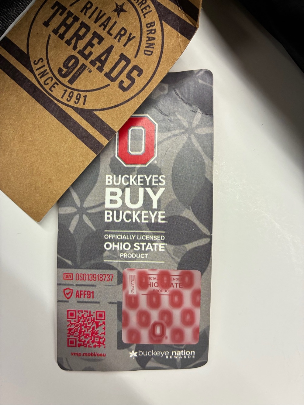 NEW Rivalry Threads Men's Ohio State Zip Up Bomber Jacket Size Large - Picture 3 of 4